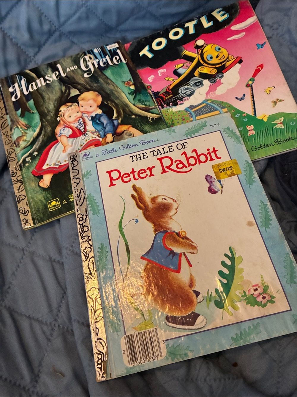 The Tale of Peter Rabbit Little Golden Book - Blue Cover